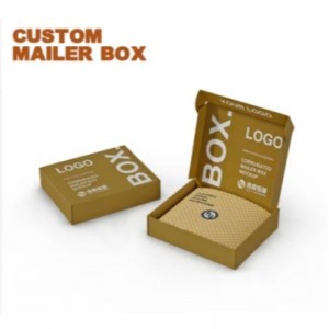 Benutzerdefinierte Druckklappbarer Wellblecher Papierverpackung Box für Unterwäsche Kleidung benutzerdefinierte Verpackungsbox Kosmetische Verpackung Geschenk Storage Versandkartonschachtel